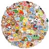 100pcs Cute Cartoon Animals Mix Graffiti Stickers DIY Phone Guitar Laptop Notebook Suitcase Cup Waterproof Decals