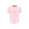 Solid Color Fitness Training Crew Neck Slim Fit Short Sleeve T-Shirt Women Tops Pink 1368178-676