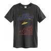 Amplified Unisex Adult Flying Saucers Foo Fighters T-Shirt