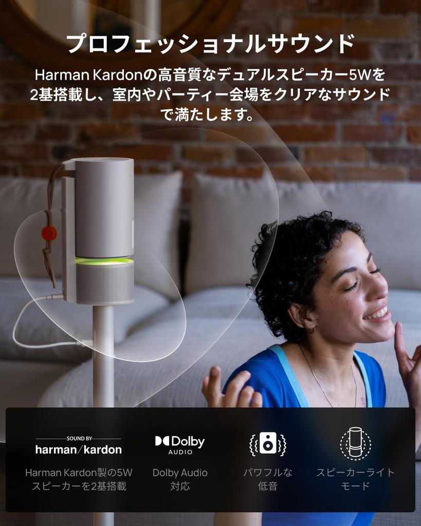 XGIMI MoGo 3 Pro Projector with Integrated Stand and Google TV 1080P 450 ISO Lumens Mobile Projector Small Home Outdoor Official [ISA 2.0