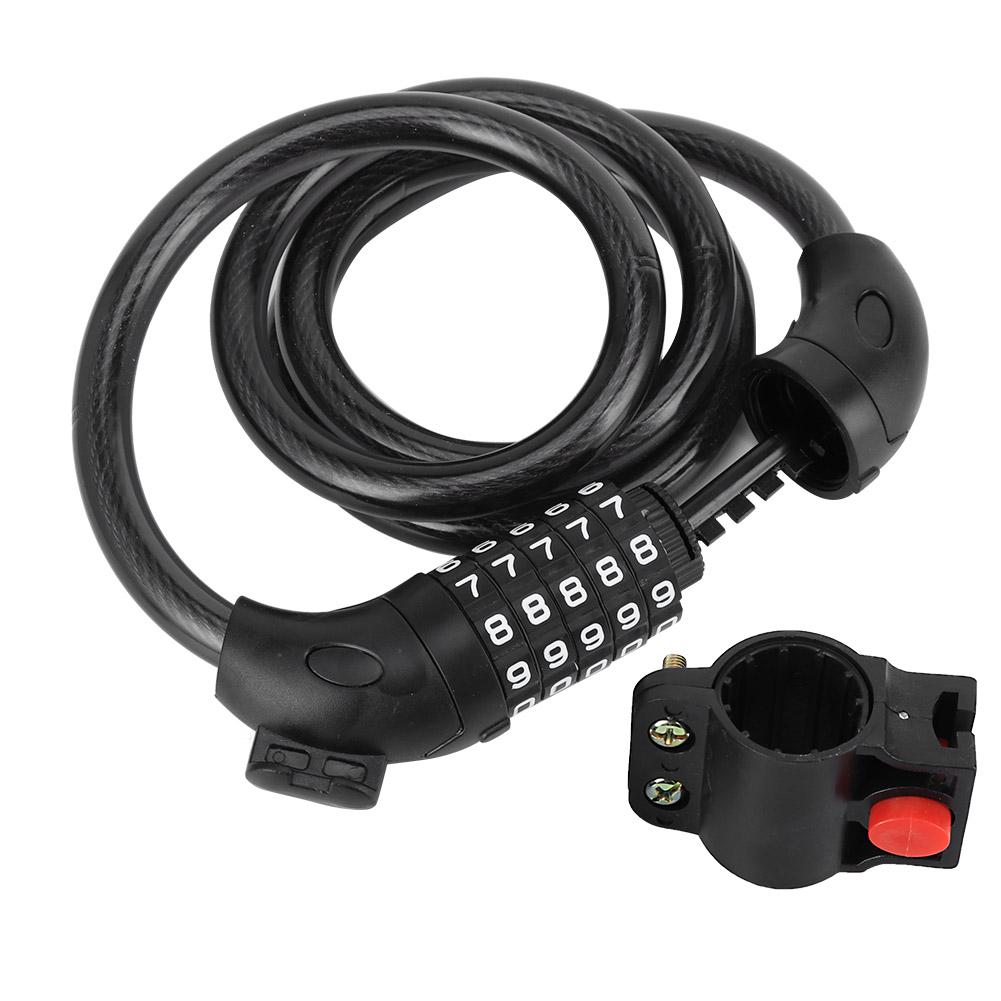 Bike Lock Electric Mountain Bicycle Fixed Portable Antitheft Strip Lock Coded Lock