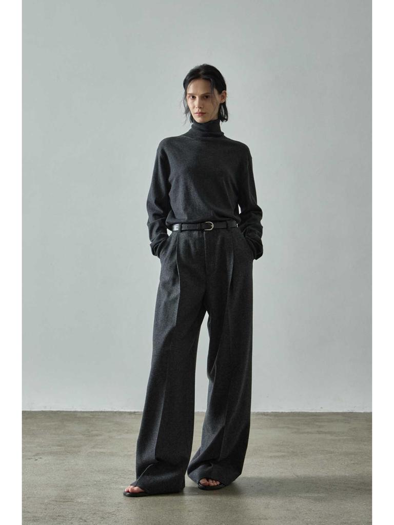 Now FACA*E PATTE*N Women’s High-Waisted Casual Wide-Leg Trousers - Autumn/Winter Collection