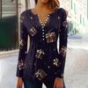 Long Sleeve Shirts For Women Fall Fashion Dressy Casual Blouses Trendy Pleated Tunic Tops For Leggings Christmas
