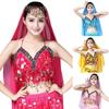 Belly Dance Bras Sequined Beaded Tops Dancing Costume Fringe Costume