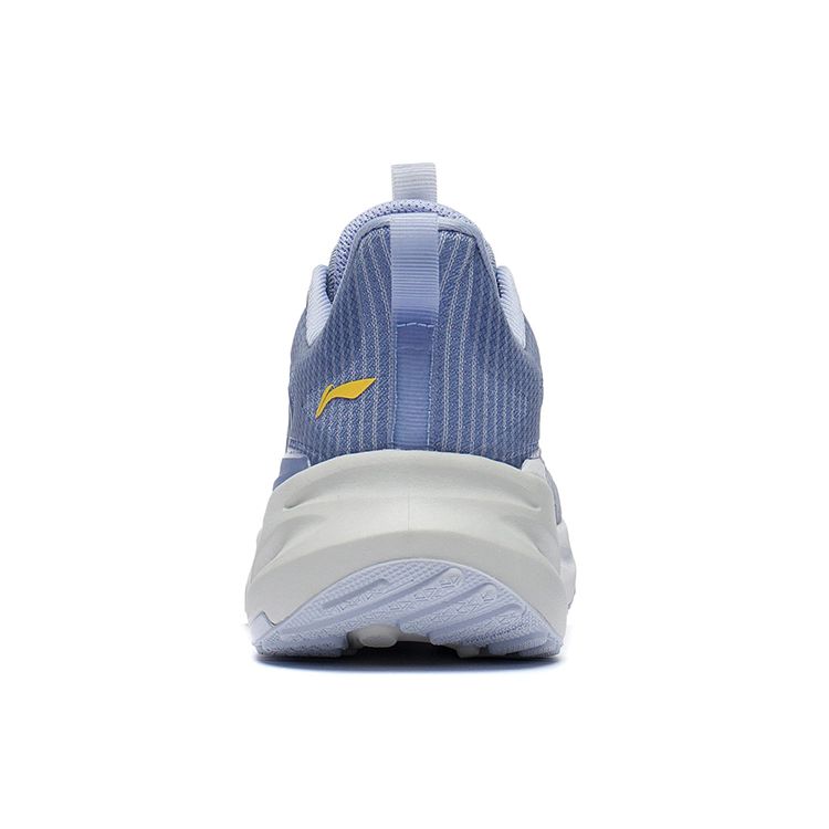 Li Ning Eazgo Comfortable Shock Absorption Low Top Running Shoes Women Sneakers Blue Gray ARES024-2