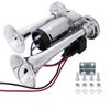 Kanoan Yankee Truck Integrated Air Double Universal Fit for Light Large and Mini Includes Bracket Horn, 12V, Loud, Dual-Burner, Pump, Air-Operated,