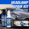 Headlight Restoration Kit Headlight Repair Agent With Sponge Car Headlight Cleaner Lens Polisher Yellowing Remover Refurbishment