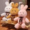 Cute Bunny Plush Doll Bow Tie Ribbon Rabbit Doll
