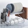 Multi-layer Kitchen Dish and Bowl Storage Rack with Drainage