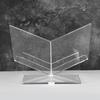 Light Luxury Acrylic V-shaped Bookshelf Magazine Rack Ornaments Hotel Model Room Home Living Room Bedroom Study Room Decorations