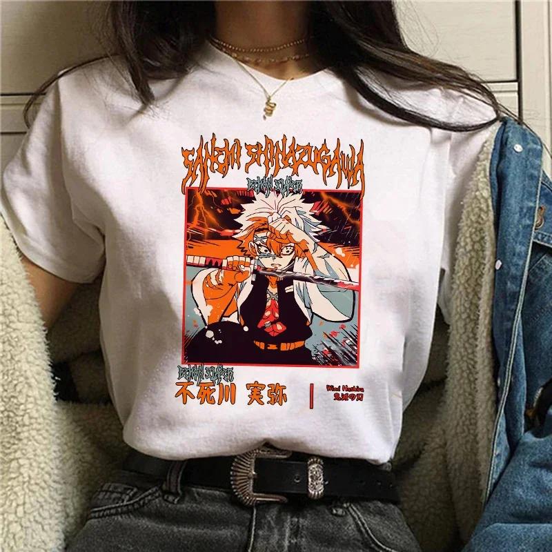 Demon Slayer T Shirt Women Kimetsu No Yaiba Nezuko Tshirt FeUnisex Tanjirou Kamado Graphic Tee Shirt Japanese Anime Unisexga T-shirt