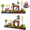 Ideas 21331 1125pcs  The Hedgehogs Pop Game Green Hill Zone Model Building Set Block Bricks Kits Toys for Children Gift