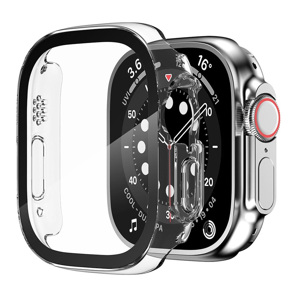 For Apple Watch Case Ultra PC Accessories Screen Protector Around Bumper Toughened Glass Series 8 Pro Apple Watch Case 49mm