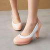 Fashion Shoes Women Black Pumps 2025 Spring Casual Shoes Female High Heels White Red Pink Blue Weding Shoes Plus Size 32-43 Pumps