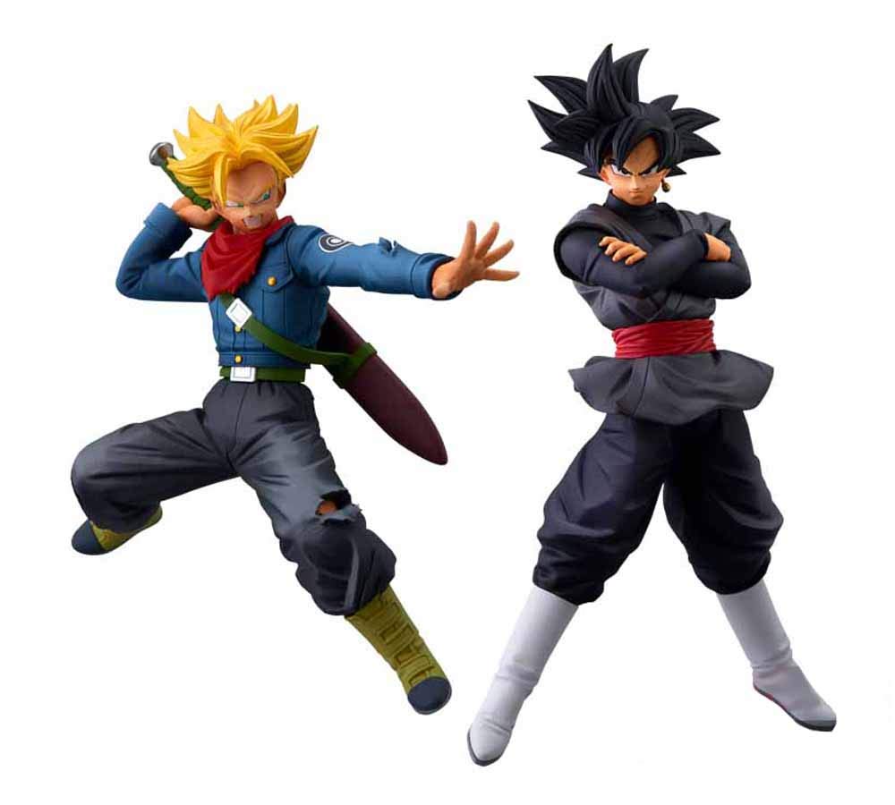 Dragon Ball Super Super Warrior Legends II Chapter Battle of the Future Set of 2 Types Saiyan Trunks Goku ~ 2 ~ [Super (Future) & Black]