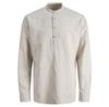 Jack & Jones Summer Half Placket Linen рубашка с длинным рукавом