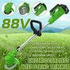 88V 1000W Cordless Grass Trimmer Electric Lawn Mower with 22980mAh Li-ion Battery Auto Release Garden Tool EU Plug