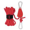 4mm 4m Rope Fastener Reflective Nylon Tent Wind Rope Tensioner with Carabiner Tent Wind Rope Fixed Buckle Adjustable for Camping