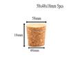 5/100pc Tops DIA 8mm To 58mm Wooden Cork Lab Test Tube Stopper Kettle Pudding Bottle Cork Cap Burette Tube Wood Plug Cork Stopper