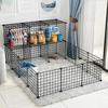 DIY Pet Fence And Kennel Durable Pet Crate Dog Net Door Pet Gate For Dogs Portable Indoor Outdoor Use Safety Enclosure System