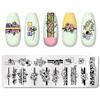 1PC Stainless Steel Printing Nail Stamping Plates Manicure Leaves Maple Template Mold Xmas Snowflakes Nail Art DIY Decorations