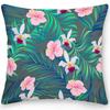 Cushion Cover Pillow Office Sofa Car  Home Decor Double-sided Tropical Leaves Flower