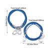 4/5M Car Tow Rope Auto Pull Roped 3-7 Tons Steel Wire Tow Ropd Traction Roping Trailer Pulls Rope With Hooks Car Emergency Tool