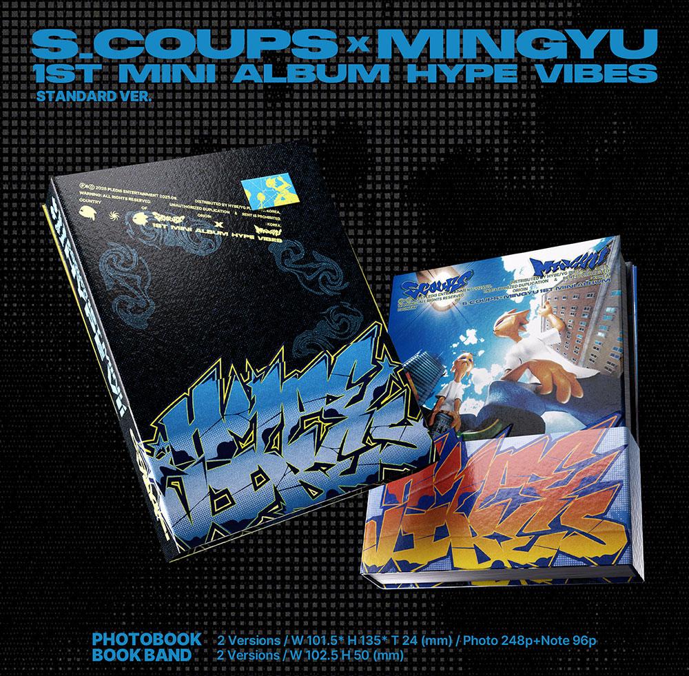 (Standard Ver.) S.COUPS X MINGYU of SEVENTEEN (SVT) [HYPE VIBES] 1st Mini Album