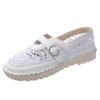 Hot Selling Women's Loafers Lace Hollow-out Elegant Women Flat Shoes Fashion Non-slip Versatile Ladies Shoes Solid Color Causal