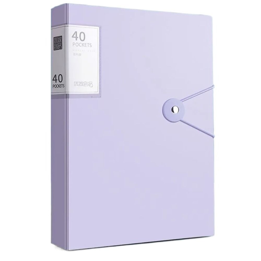40 Pages Document Bag Waterproof Test Paper Storage Organizer New A4 File Folder