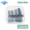 25pcs/box Integrated Circuits LM324N Operational Amplifiers LM324 DIP-14 IC Chip Kit