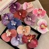 Chic Flowers Hair Clips Orchid Butterfly Hairpin Gift Hair Grip  Women