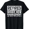Funny Vintage Retirement Men Dad Retiring Father Day T-Shirt