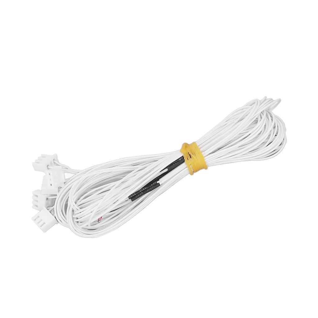 5PCS NTC Thermistors Sensor 3950 100K Thermistor Temperature Sensor Replacement with 1m Cable for