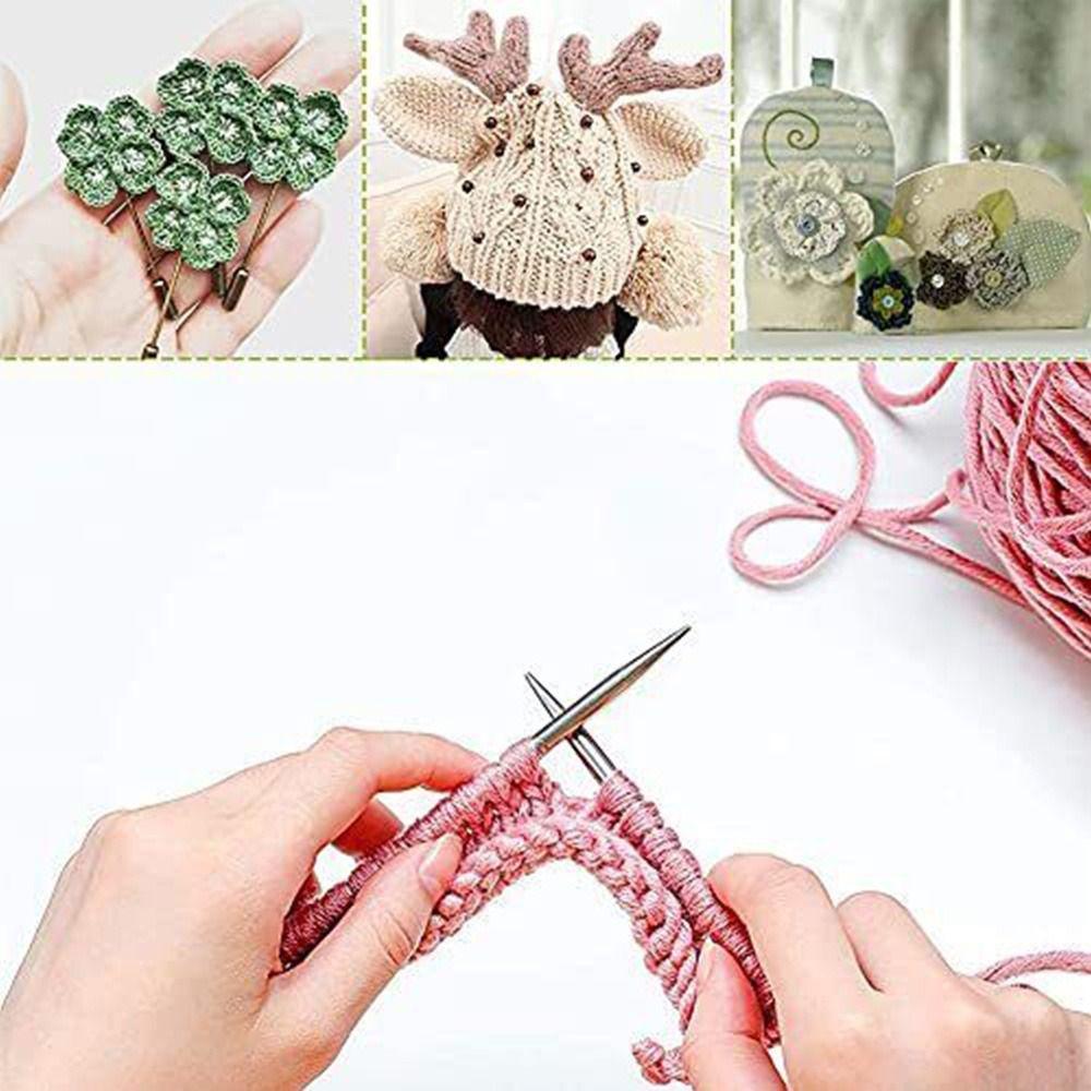 DIY Crafts Needlework Crochet Hook Knitting Needles Knitting Tools Circular Knitting Needles