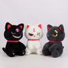 New Halloween Dark Pirate Cat Plush Doll Halloween Surrounding Plush Toys