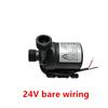 Water Pump 12v High Pressure Ultra Quiet Solar DC 24V Lift 5M 800L/H Brushless Motor Submersible Water Pumps Quick Break