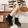 Snow Boots Women's 2025 New Winter Velvet Thickened Fur Integrated Thick-soled Non-slip Warm Northeast Cotton Shoes