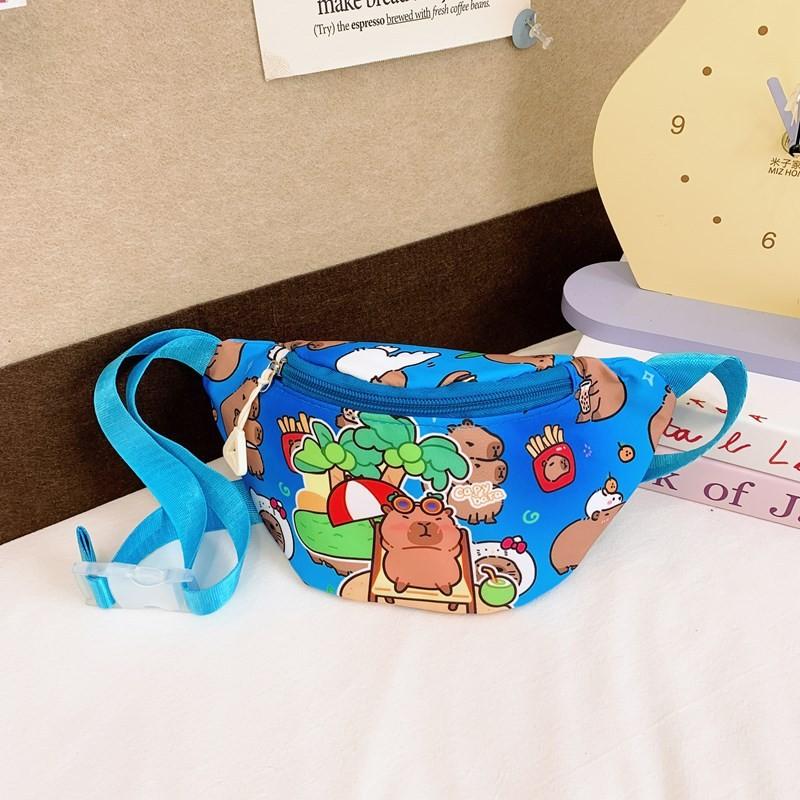 Childrens Fashionable Trendy Chest Bag Featuring Colorful Anime Prints Kids For