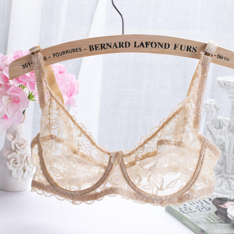 Artdewred Sexy Women Lace Bra Mesh Bralette Lingerie Female Seamless Unpadded Floral Brassiere