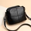 Soft Leather Bucket Small Bag In The Mother'S Simple Atmosphere Shoulder Messenger Bag Bag Casual