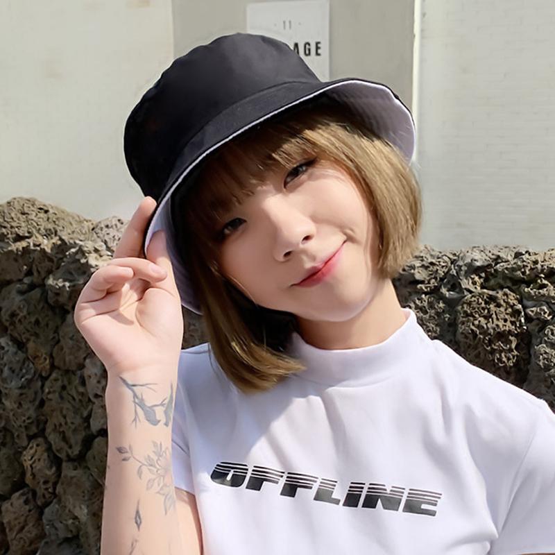 Reversible Fisherman Hat For Men And Women In Summer Korean Version For Students Versatile And Able Sun Protection Hat