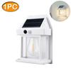 Outdoor Solar Wall Lamp Waterproof Tungsten Filament Lamp Induction Lamp Household Garden Wall Light Villa Lighting Night Light