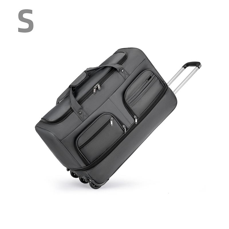 Increased Capacity Travel Bag Multi-function Folding and Expandable College Student Luggage Bag Long-distance Trolley Bag