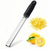 Au Bleu Premium Stainless Steel Zester Grater with OPP Bag Package, Multifunctional Kitchen Tool for Lemon, Parmesan, Ginger, Garlic, Chocolate, Veget