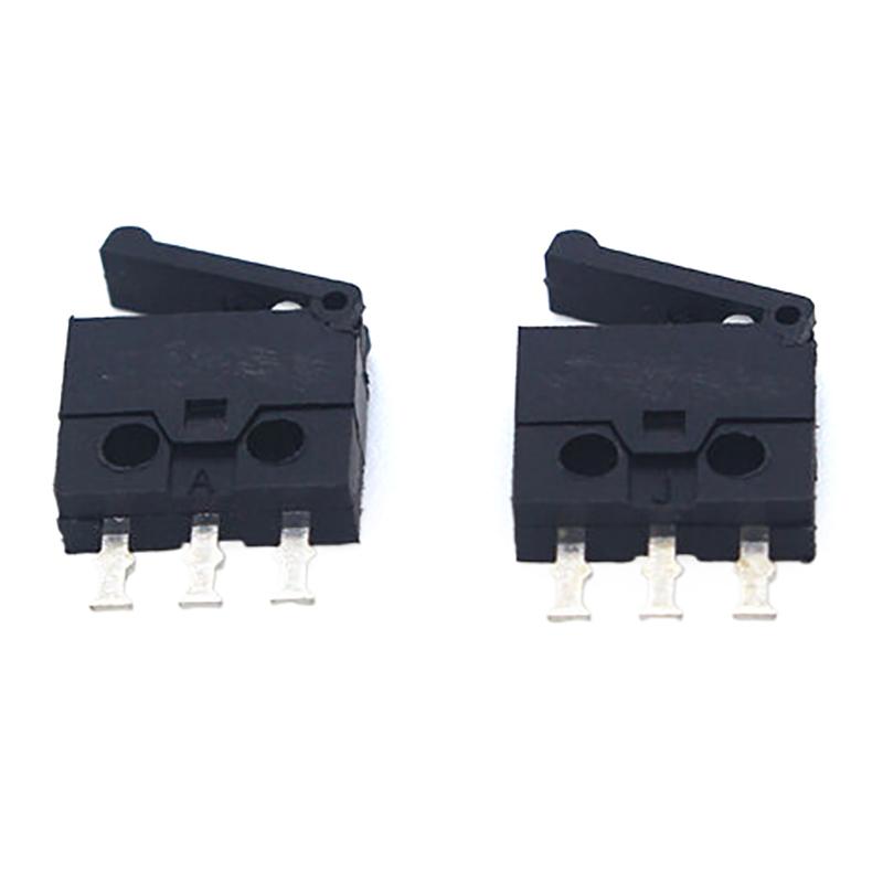 10 шт. Концевой выключатель Kfc-W3-13 трехконтактный для прямой вставки, мгновенный, сброс, легкий тактильный выключатель, микро-детектор движения, разъем