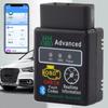 Car HH OBD Bluetooth Scanner Read and Erase Car Fault Code Engine Light Scanner Code Reader for Andriod Pc iOS