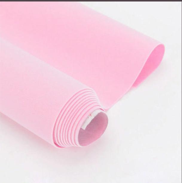 5PCS/PACK Sticky Back Self Adhesive Sheet Felt Velvet Velour Fabric Craft Sticker 14x20cm