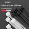 High-Strength Black Nylon Cable Tie with Self-Locking Buckle