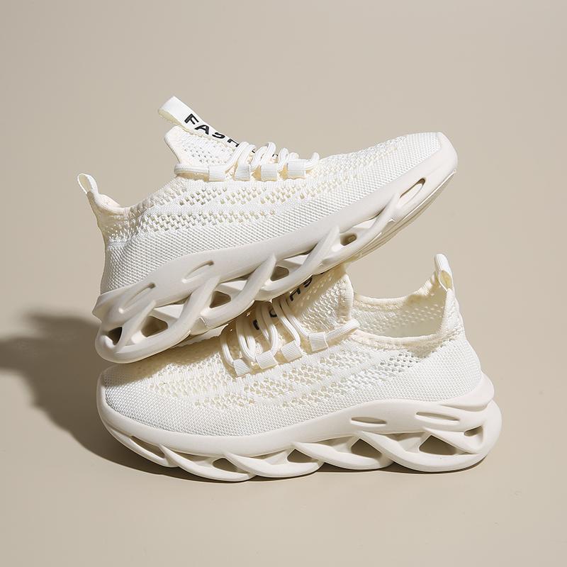 2025New Summer Sneakers Women Mesh Breathable Running Tennis Shoes Outdoor Sports White Casual Walking Shoes